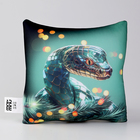 Подушка декоративная антистресс «Змея», зелёная - Фото 3