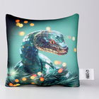 Подушка декоративная антистресс «Змея», зелёная - Фото 6