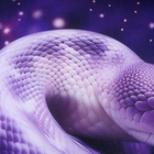 Подушка декоративная антистресс «Змея», фиолетовая - Фото 5