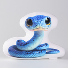 Антистресс игрушка «Змея» синяя - Фото 3