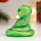 Фигура "Змея подглядывает" светло-зеленая, 5,5 х 6,5 см - фото 25423648