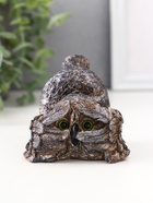 Фигура "Сова подглядывает" бежевая, 6,5х8х9см - фото 809103755