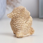 Фигура "Сова с сердцем" слоновая кость, 6х6х5см - фото 809638936