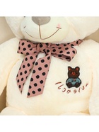 Мягкая игрушка «Мишка», с бантом в горошек, 80 см, цвет белый - Фото 3