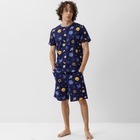 Пижама мужская (футболка и шорты) KAFTAN Space, р-р 48 - Фото 2