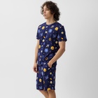 Пижама мужская (футболка и шорты) KAFTAN Space, р-р 48 - Фото 3