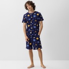 Пижама мужская (футболка и шорты) KAFTAN Space, р-р 48 - Фото 5
