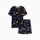 Пижама мужская (футболка и шорты) KAFTAN Space, р-р 48 - Фото 6