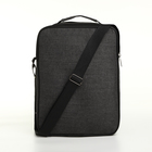 Сумка мужская на молнии, цвет зелёный - фото 25482053