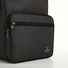 Сумка мужская на молнии, цвет зелёный - фото 25482054