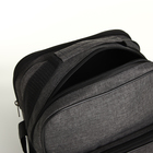 Сумка мужская на молнии, цвет зелёный - фото 25482055