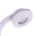 УЦЕНКА Наушники с ушками кошки MYBIT W-32, беспроводные, MIC, BT 5.0, AUX, microSD, MP3, 400 мАч, фиолетовые - Фото 7