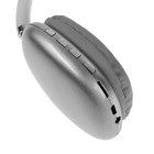 УЦЕНКА Наушники беспроводные P9, накладные, BT 5.0, микрофон, Jack 3.5 мм, 150 мАч, серые - Фото 5