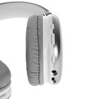 УЦЕНКА Наушники беспроводные RX-8 полноразмерные, микрофон, BT5.3, AUX, 400 мАч, серебристые - Фото 9