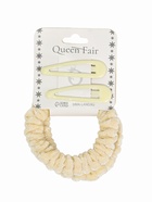 Набор для волос «Глория нежность», 2 резинки 5.5 см, 2 заколки 5 см, молочный 10454712