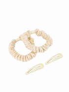 Набор для волос «Глория нежность», 2 резинки 5.5 см, 2 заколки 5 см, молочный 10454712