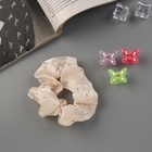 Набор для волос «Джеси блеск», резинка 7 см, 3 крабика 2 см, нежность - Фото 2