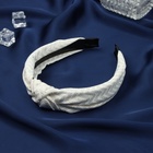 Ободок для волос QF «Джил», 2.5 см, белый - Фото 1