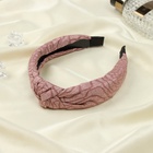 Ободок для волос QF «Роуз», 2.5 см, розовый - Фото 1