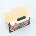 Подарочная коробка Новогодняя Подарочек малый «Зимние забавы», для сладких подарков, 17.5?7?10.5 см (комплект 5 шт) - фото 52084935