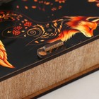 Шкатулка "Лиса" 17х8,5х3,5 см - фото 25423826