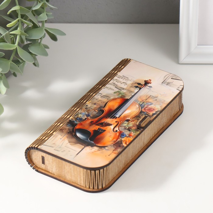 

Шкатулка "Скрипка" 17х8,5х3,5 см