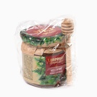 Подарочный набор новогодний «Здоровье в каждой ложке», мёд 250 г с мумие, ложка - фото 118986396