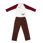 Комплект для мальчика "В лесу": кофта, брюки, рост 110-116 см (4-5л.), цвет микс 9199CD1602 - Фото 3