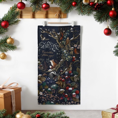 Полотенце Этель «Теплых мгновений» 40×73 см, 100% хлопок, саржа 190 г/м²