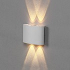 Светильник фасадный «Полусфера», 4 Вт, 3000К, 2 луча, IP65, 220 В, пластиковый корпус, белый, свечение тёплое белое - Фото 2