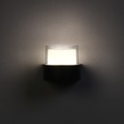 Светильник фасадный «Гранд», 5 Вт, 4000К, IP65, 220 В, пластиковый корпус, чёрный, свечение нейтрально-белое - Фото 3