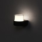 Светильник фасадный «Гранд», 5 Вт, 4000К, IP65, 220 В, пластиковый корпус, чёрный, свечение нейтрально-белое - Фото 2