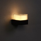 Светильник фасадный «Гранд», 5 Вт, 3000К, IP65, 220 В, пластиковый корпус, чёрный, свечение тёплое белое - Фото 4