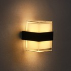 Светильник фасадный «Гранд двойной», FSD-056, 10 Вт, 3000К, IP65, 220 В, пластик, черный 10084231 - фото 16509997