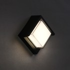 Светильник фасадный «Сити», FSD-036, 10 Вт, 4000К, квадрат, IP65, 220 В, пластик, черный 10084245 - фото 16510068