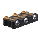 Светильник фасадный «Глосс», 6 Вт, 3000К, 3 луча, IP65, 220 В, пластиковый корпус, чёрный, свечение тёплое белое - Фото 5