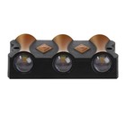 Светильник фасадный «Глосс», 6 Вт, 3000К, 3 луча, IP65, 220 В, пластиковый корпус, чёрный, свечение тёплое белое - Фото 6