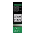 Светильник фасадный «Глосс», 6 Вт, 3000К, 3 луча, IP65, 220 В, пластиковый корпус, чёрный, свечение тёплое белое - Фото 12