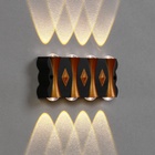 Светильник фасадный «Глосс», 8 Вт, 3000К, 4 луча, IP65, 220 В, пластиковый корпус, чёрный, свечение тёплое белое - Фото 4