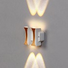 Светильник фасадный «Элегант», 4 Вт, 3000К, 2 луча, IP65, 220 В, пластиковый корпус, белый, свечение тёплое белое - Фото 2