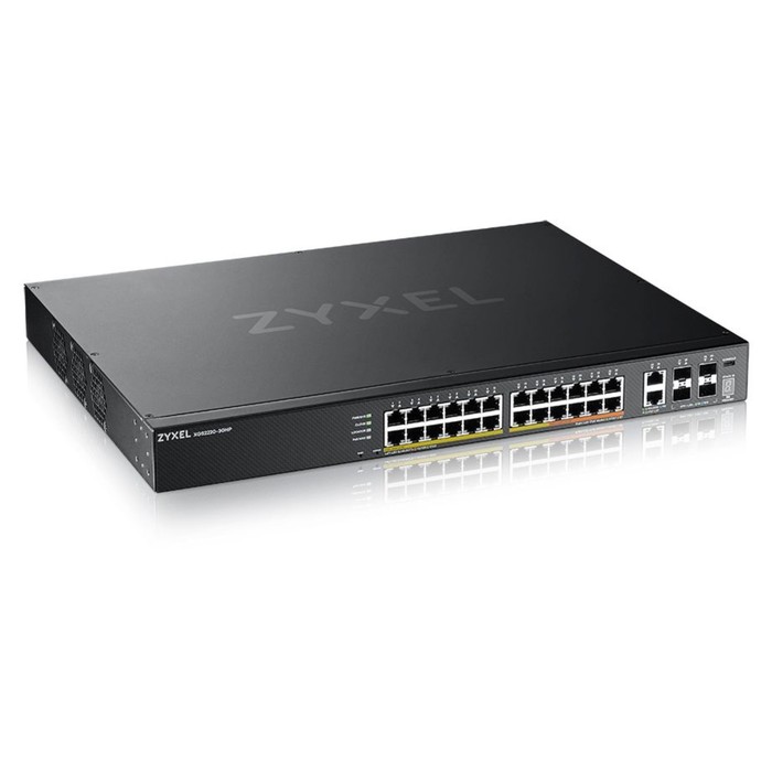 Коммутатор Zyxel XGS2220-30HP-EU0101F (L3) 24x1Гбит/с 2x10Гбит/с 4SFP+ 16PoE+ 8PoE++ 400W у   106854 - фото 51637627