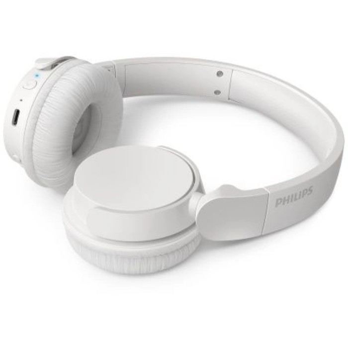 Гарнитура накладные Philips TAH4209 белый беспроводные bluetooth оголовье (TAH4209WT/00) - фото 51637641