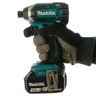Дрель-шуруповерт Makita DTd152RME, ударная, 18 В, 2×4 Ач, Li-ion, 3500 об/м, 165 Нм, кейс - Фото 3
