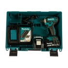 Дрель-шуруповерт Makita DTd152RME, ударная, 18 В, 2×4 Ач, Li-ion, 3500 об/м, 165 Нм, кейс - Фото 4