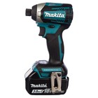 Дрель-шуруповерт Makita DTd154RFE, ударная, б/щет, 18 В, 2×3 Ач, 1100/2100/3600 об/м, кейс - Фото 2