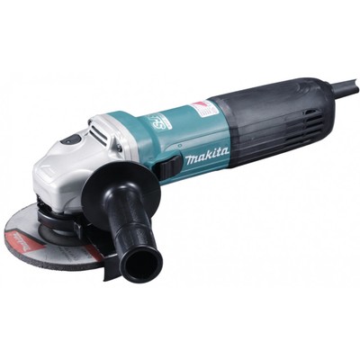 Угловая шлифмашина Makita GA5040C, 1400 Вт, 125 мм, 2800-11000 об/м, anti-restart, пл. пуск   107335