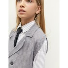 Жилет вязаный детский Amarobaby Pure Love School Vest, рост 146 см, цвет серый - Фото 13