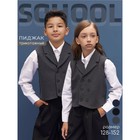 Жилет детский Amarobaby Study Smart, рост 134 см, цвет серый - Фото 1