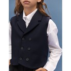Жилет детский Amarobaby Study Smart, рост 134 см, цвет синий - Фото 8