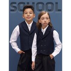 Жилет детский Amarobaby Study Smart, рост 140 см, цвет синий - Фото 6
